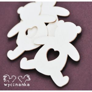 Tekturka Wycinanka Pierwsze kroczki - Misie, 3szt
